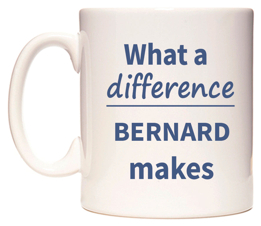 What a difference BERNARD makes Mug