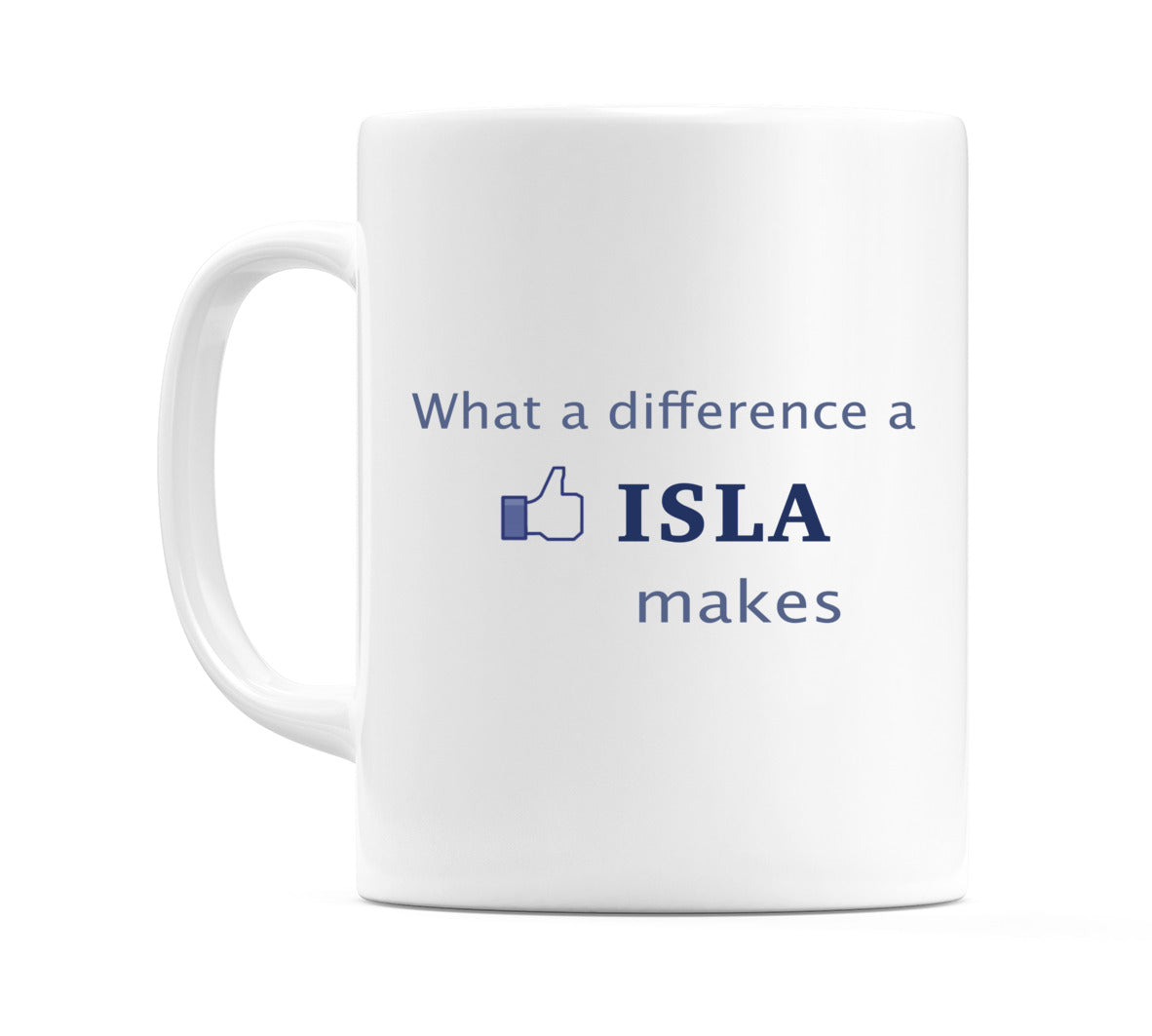 What A Difference A Isla Makes Mug