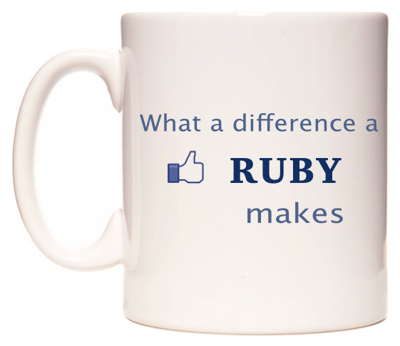 What A Difference A Ruby Makes Mug