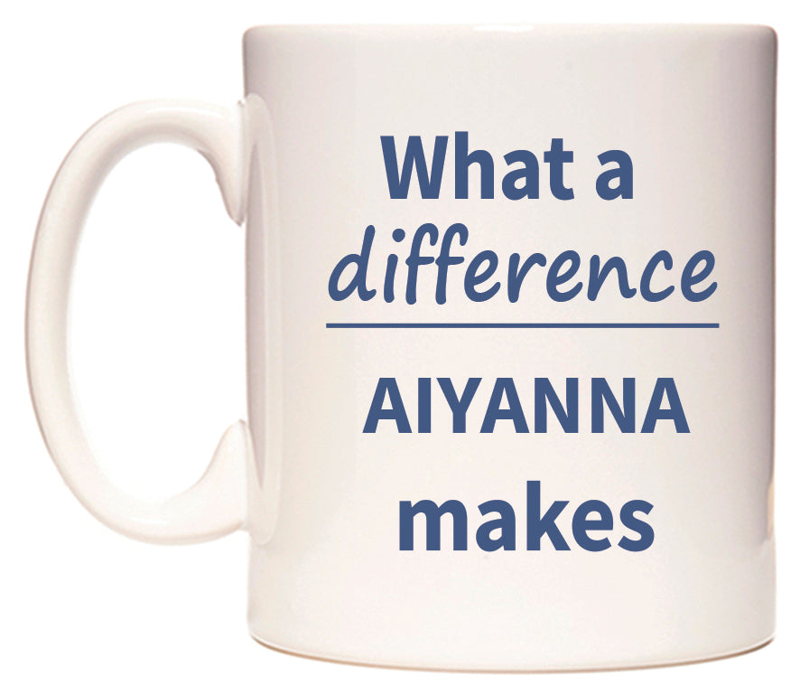 What a difference AIYANNA makes Mug