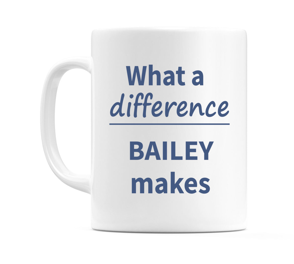 What a difference BAILEY makes Mug