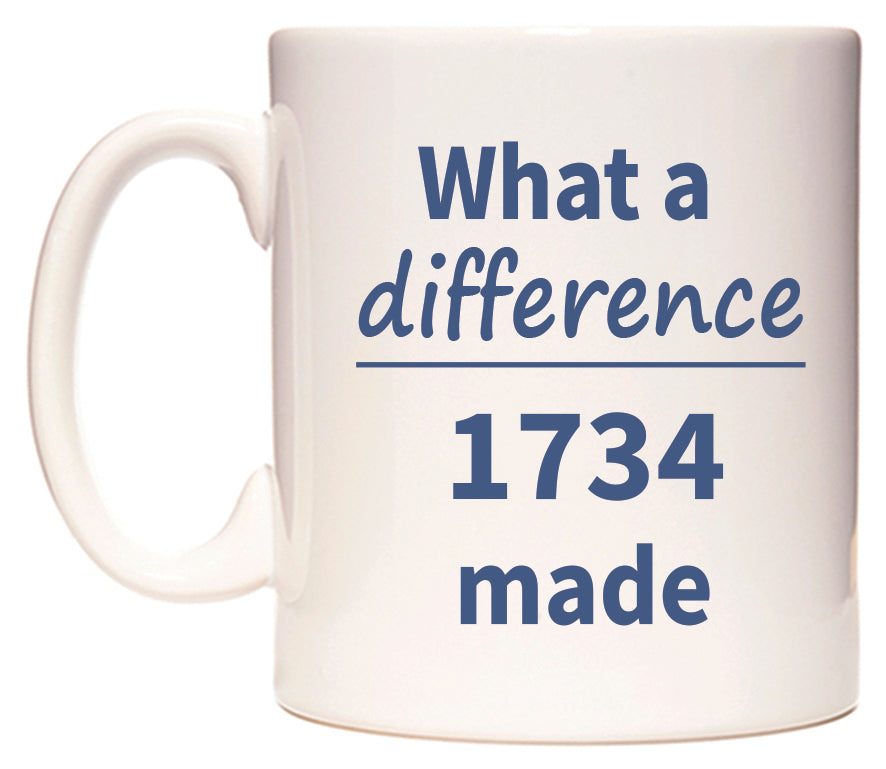What a difference 1734 made Mug