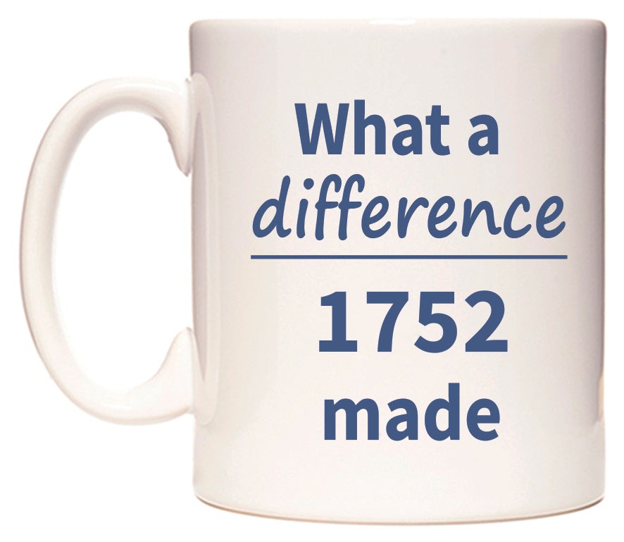 What a difference 1752 made Mug
