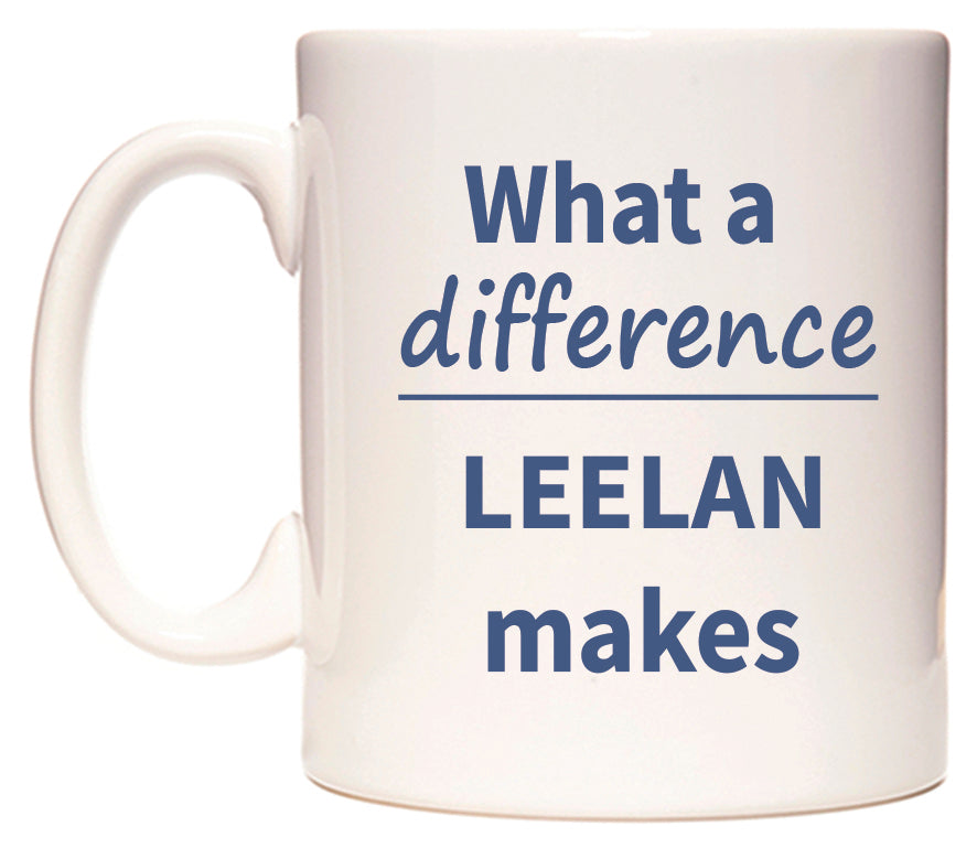 What a difference LEELAN makes Mug