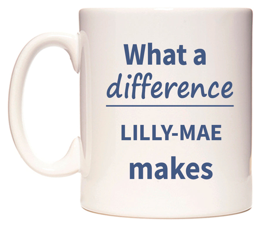 What a difference LILLY-MAE makes Mug