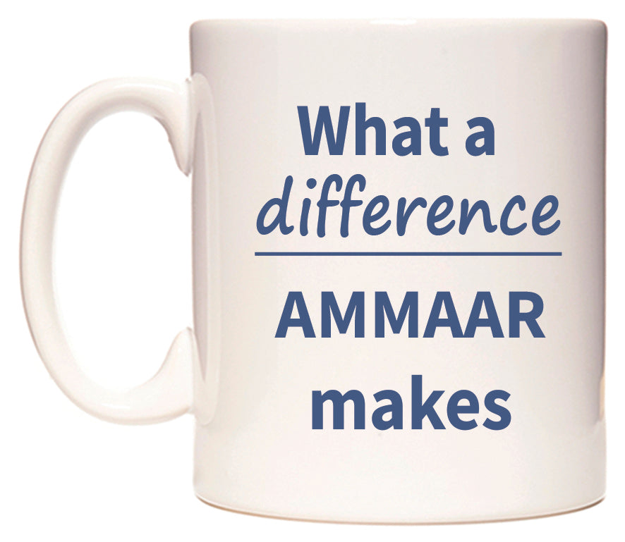 What a difference AMMAAR makes Mug