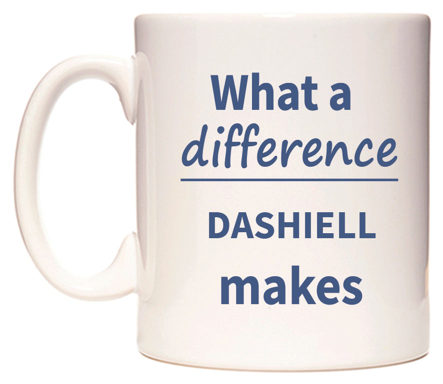 What a difference DASHIELL makes Mug