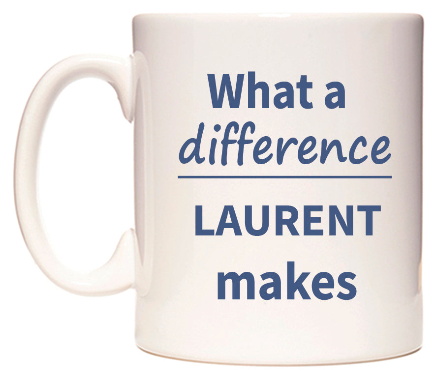 What a difference LAURENT makes Mug