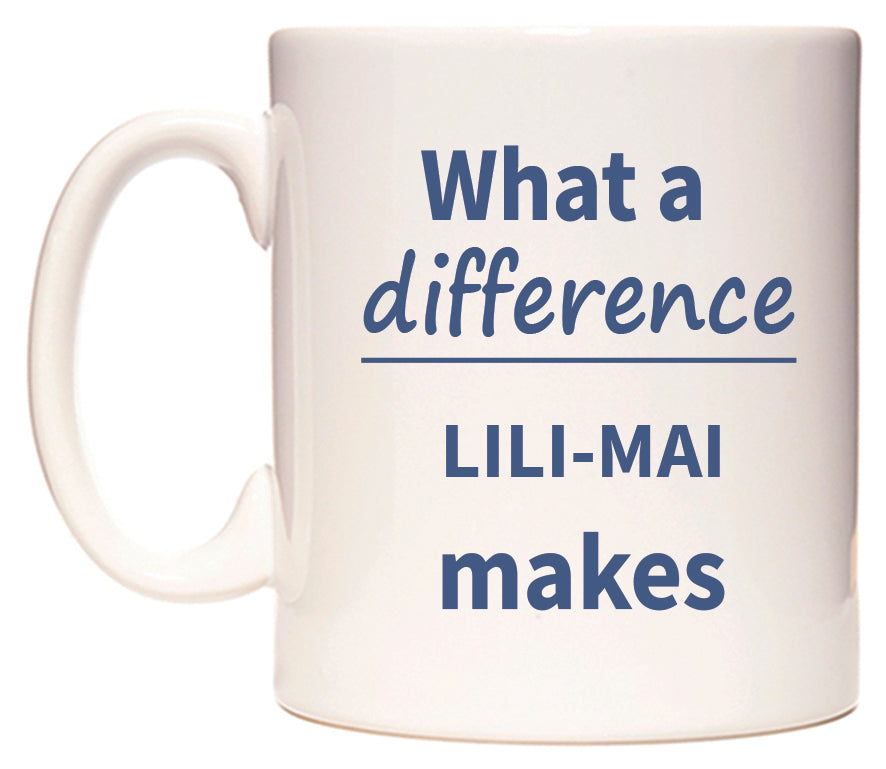What a difference LILI-MAI makes Mug