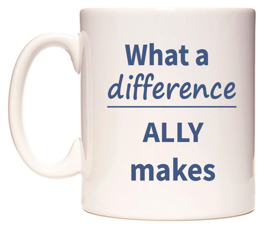 What a difference ALLY makes Mug