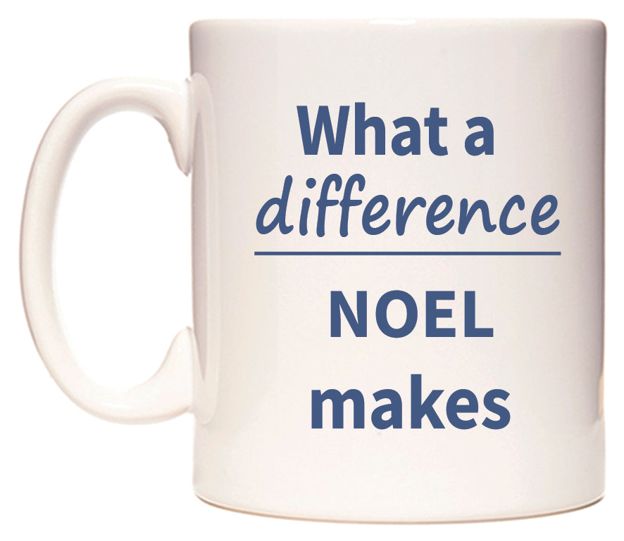 What a difference NOEL makes Mug