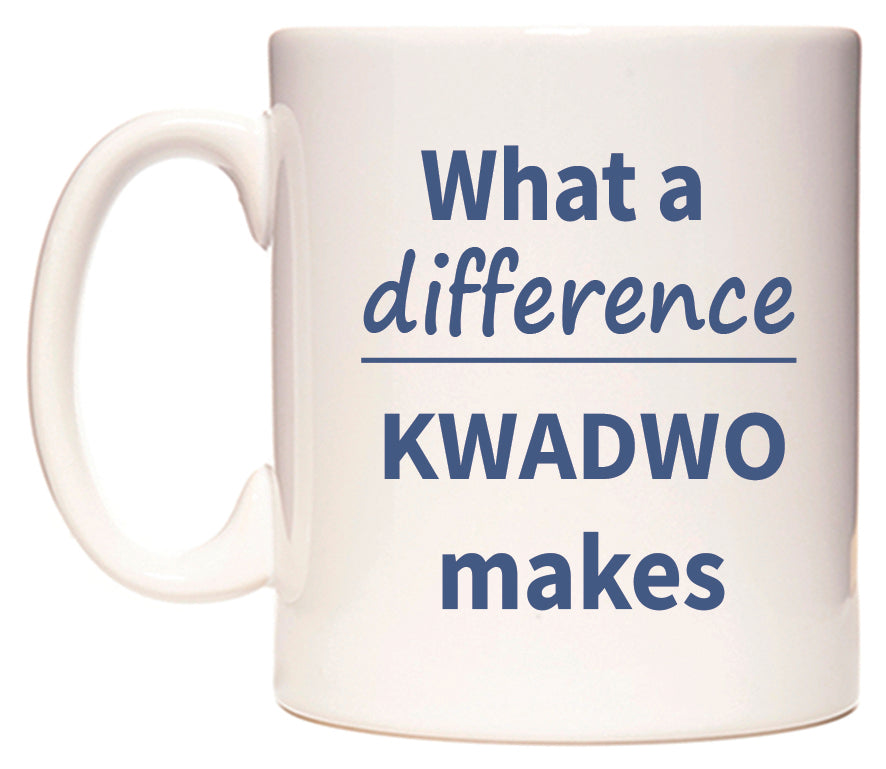 What a difference KWADWO makes Mug