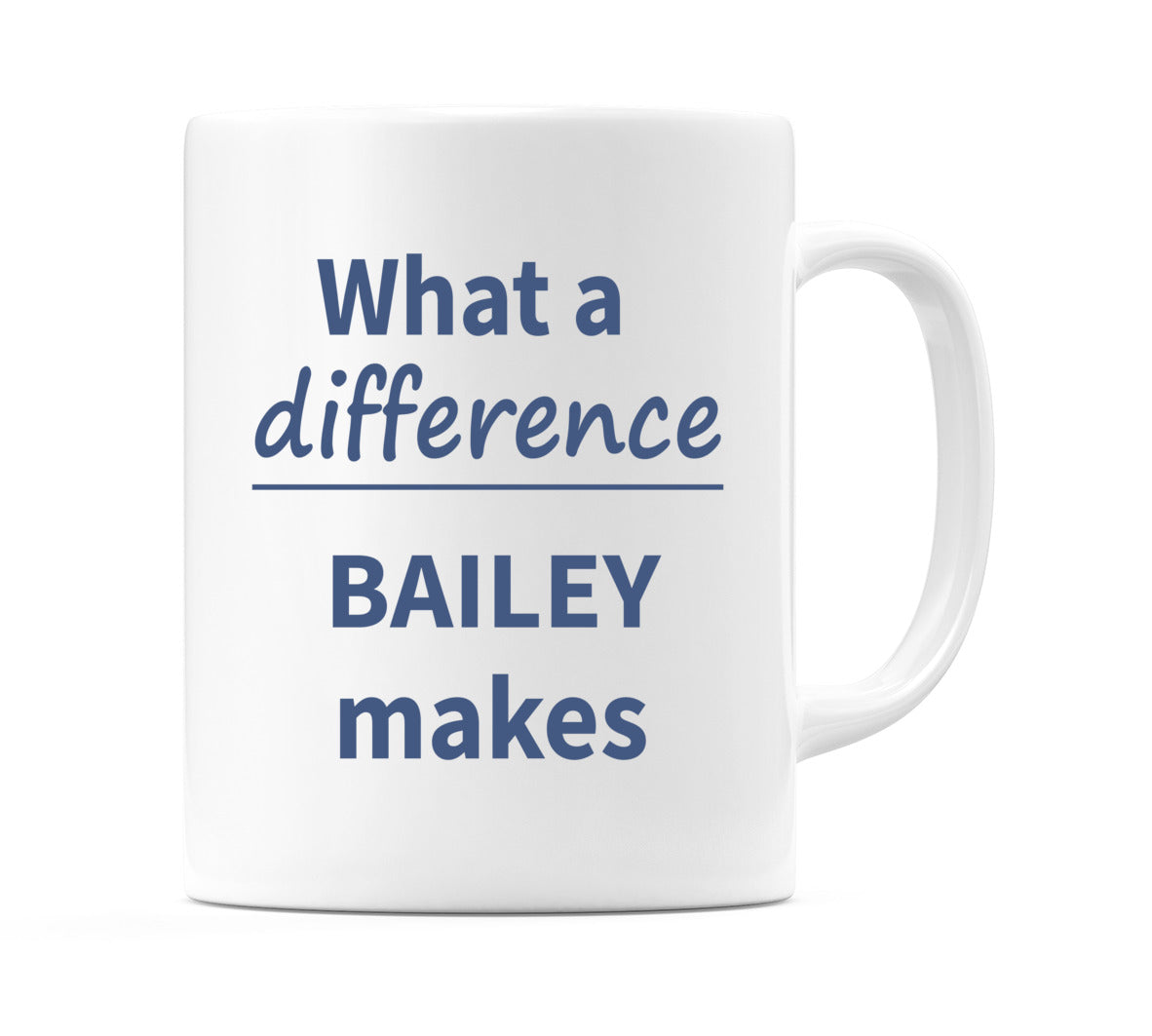 What a difference BAILEY makes Mug