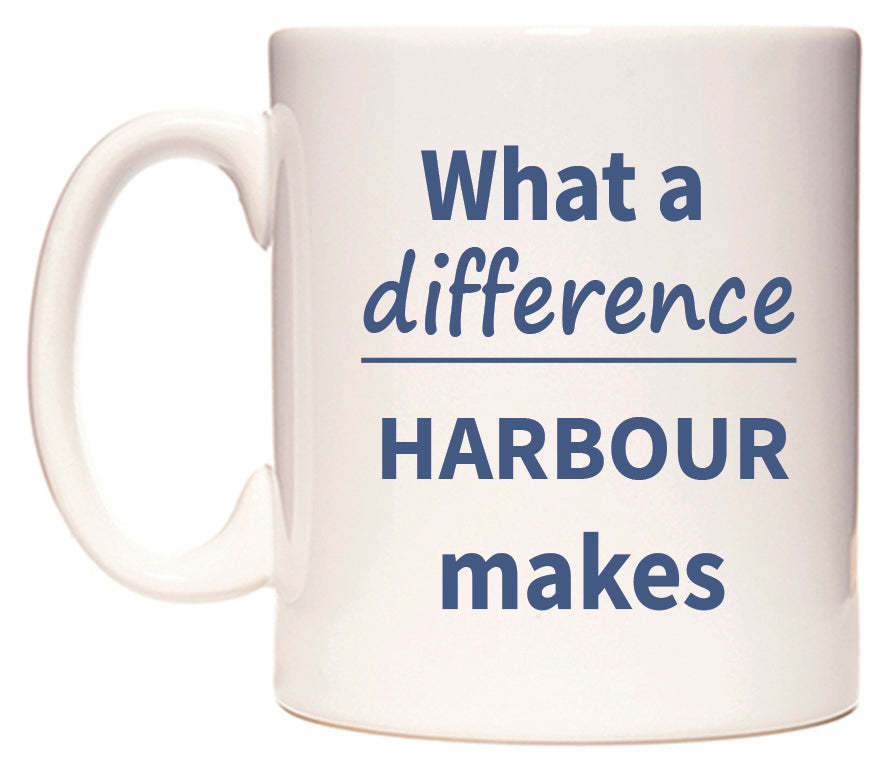 What a difference HARBOUR makes Mug
