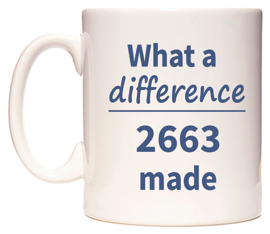 What a difference 2663 made Mug