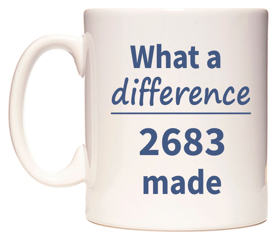 What a difference 2683 made Mug