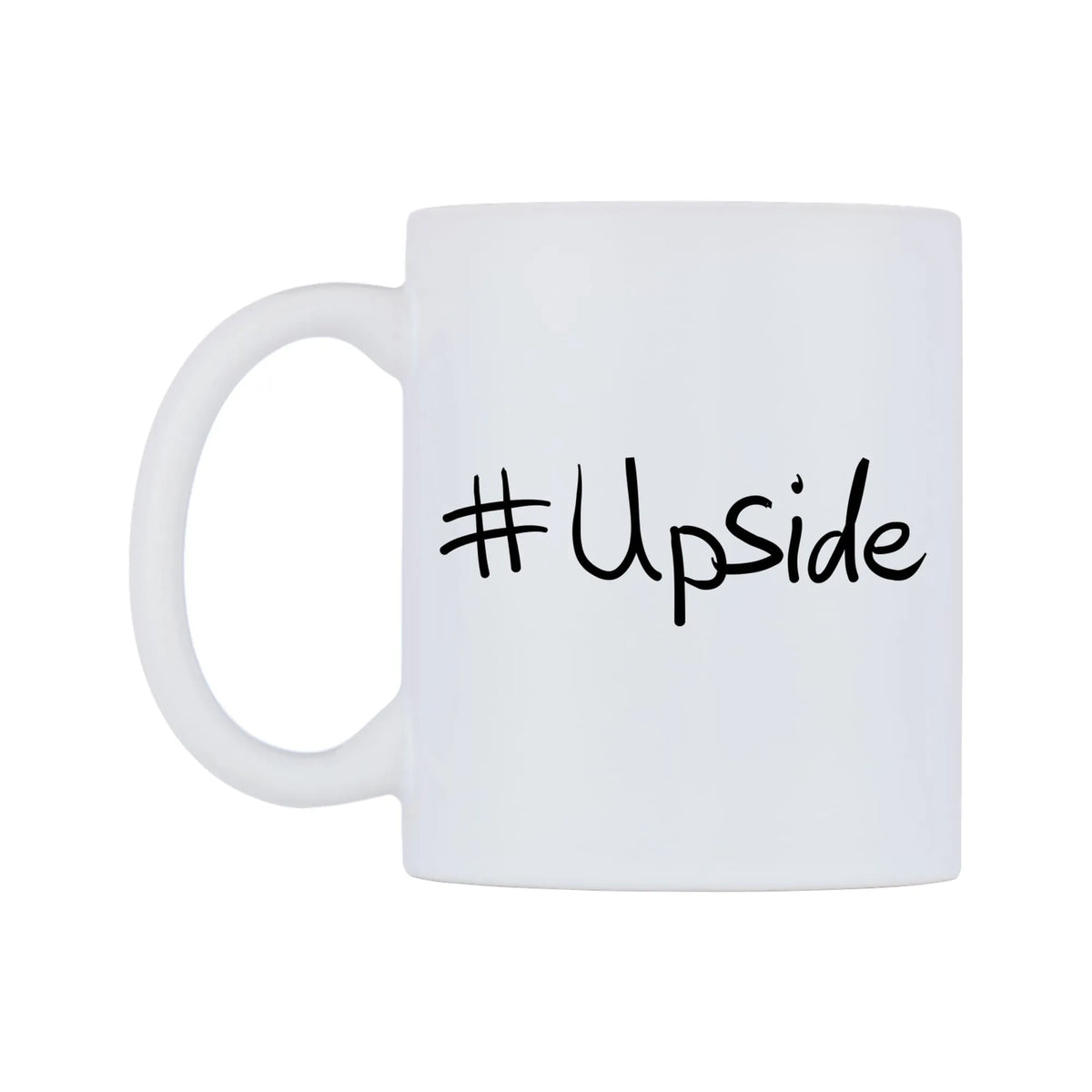 Upside Mug — mug, right side, on a white background