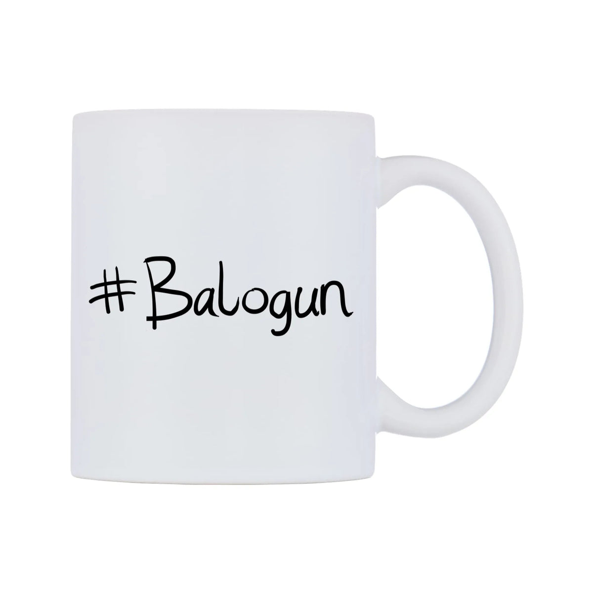 Balogun Mug — mug, left side, on a white background