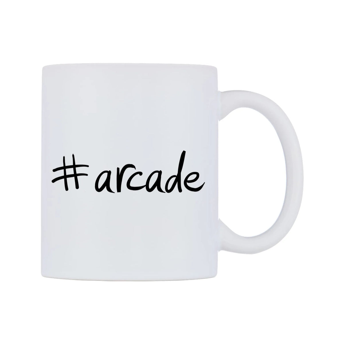 arcade Mug — mug, left side, on a white background