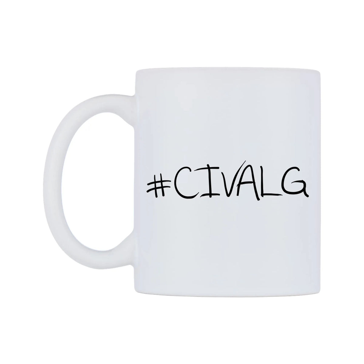 CIVALG Mug — mug, right side, on a white background
