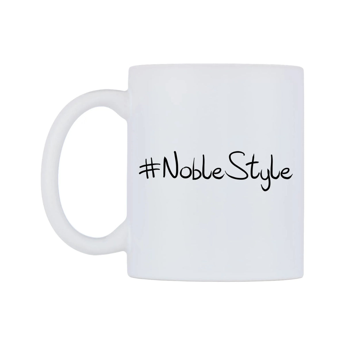 NobleStyle Mug — mug, right side, on a white background