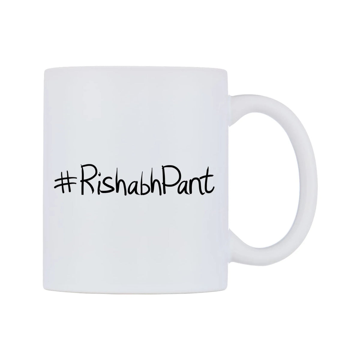 RishabhPant Mug — mug, left side, on a white background