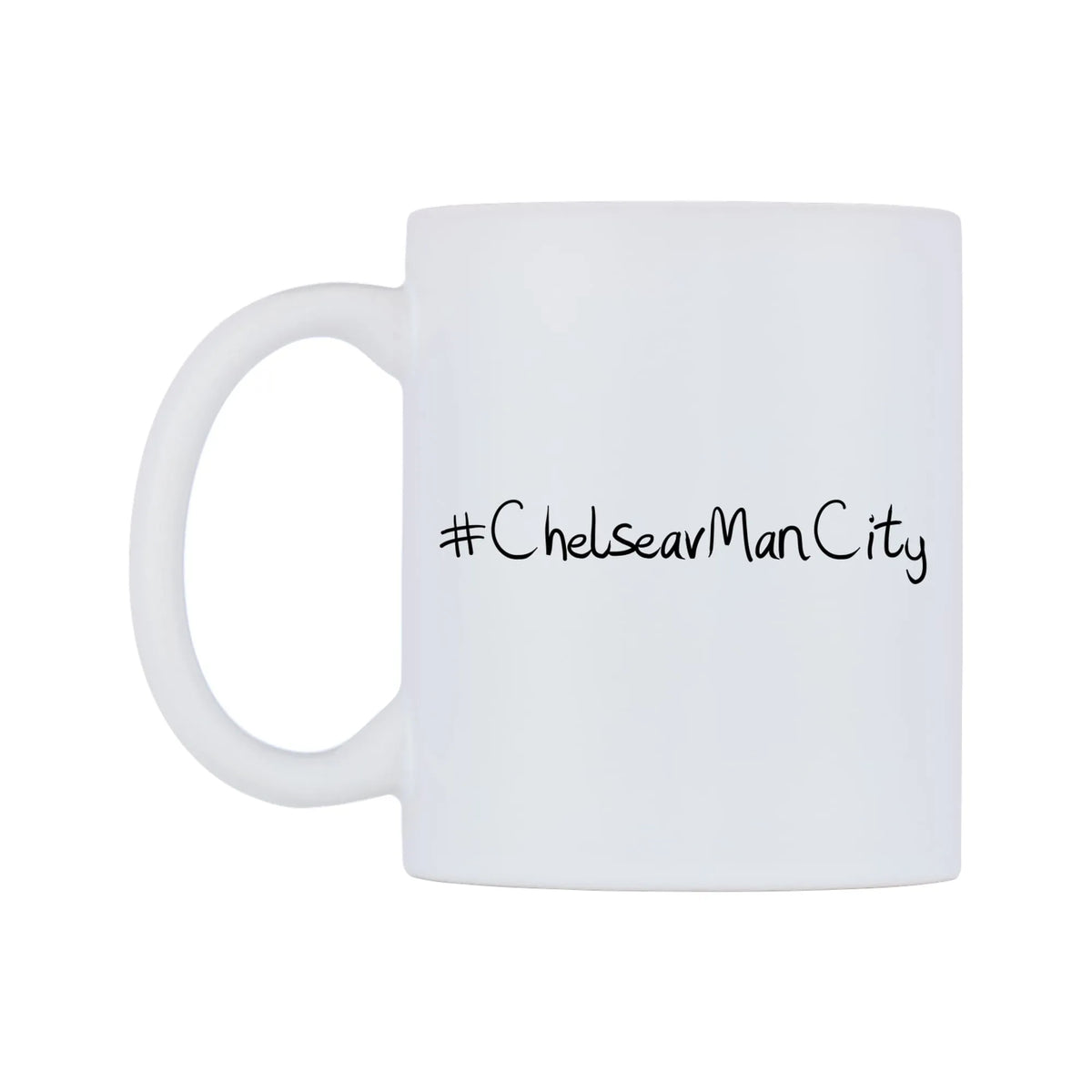 ChelseavManCity Mug — mug, right side, on a white background