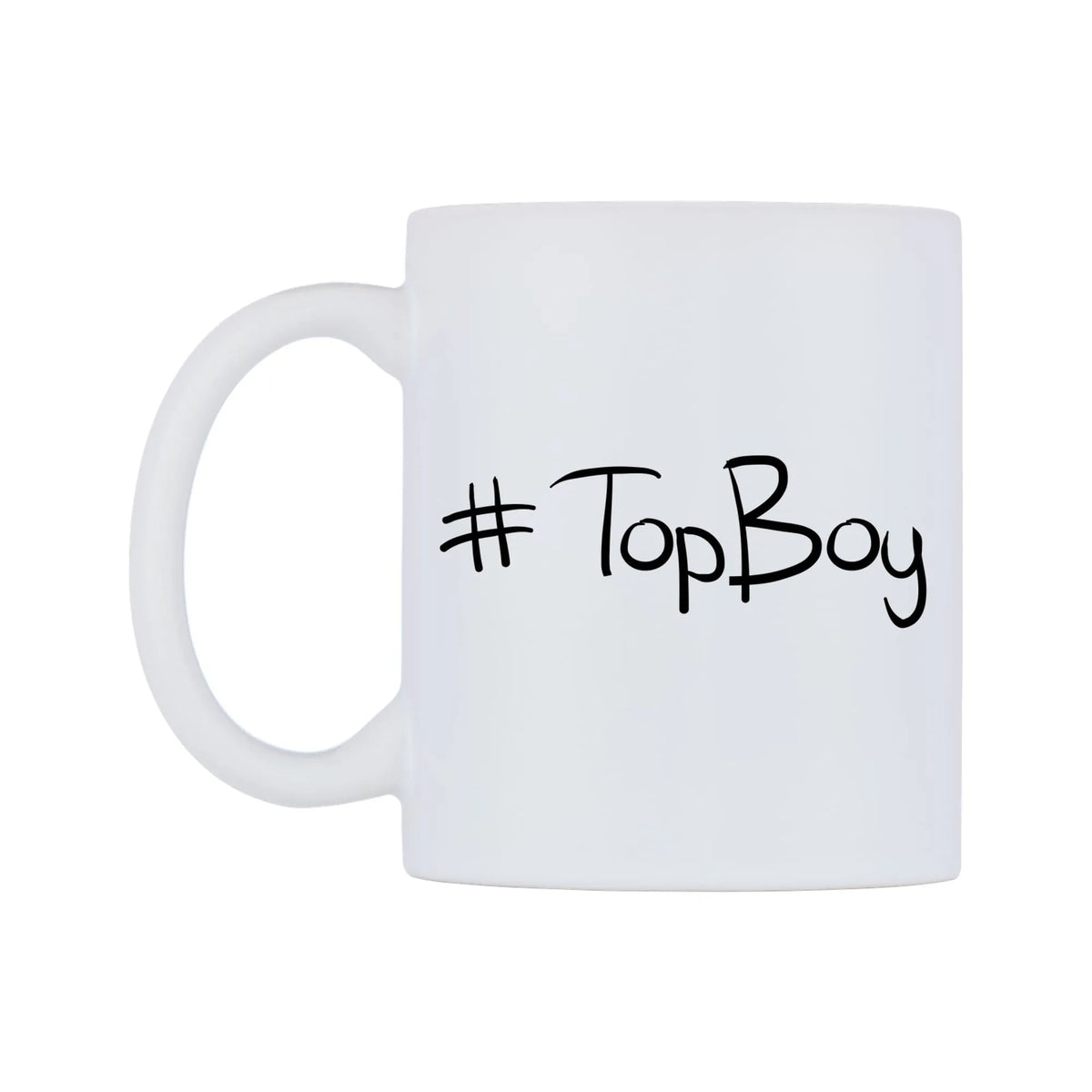 TopBoy Mug — mug, right side, on a white background