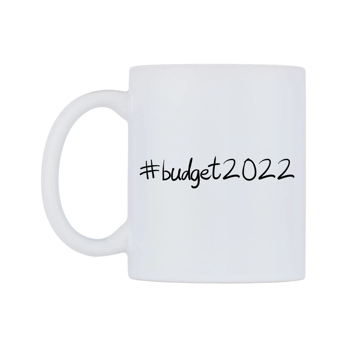 budget2022 Mug — mug, right side, on a white background