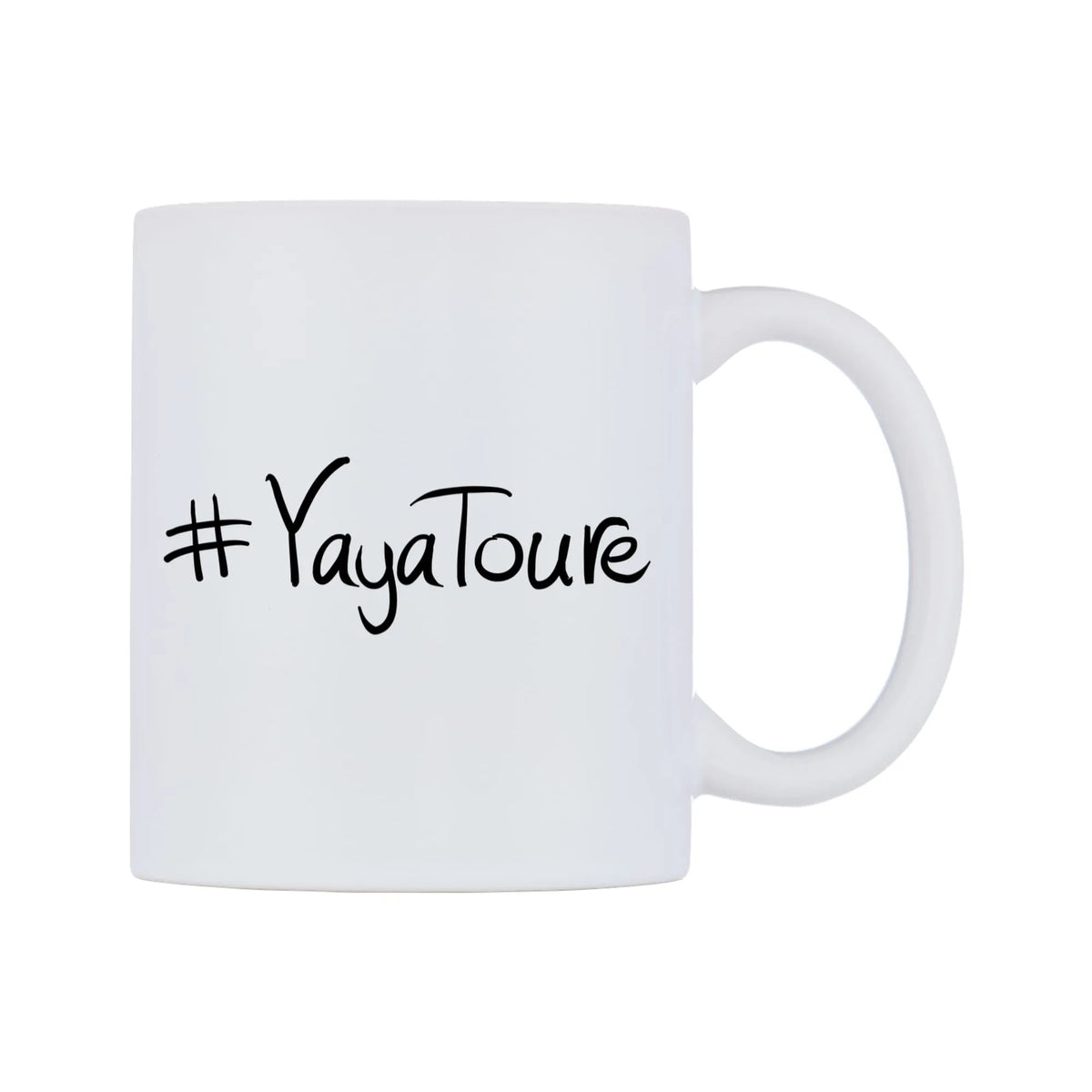 YayaToure Mug — mug, left side, on a white background