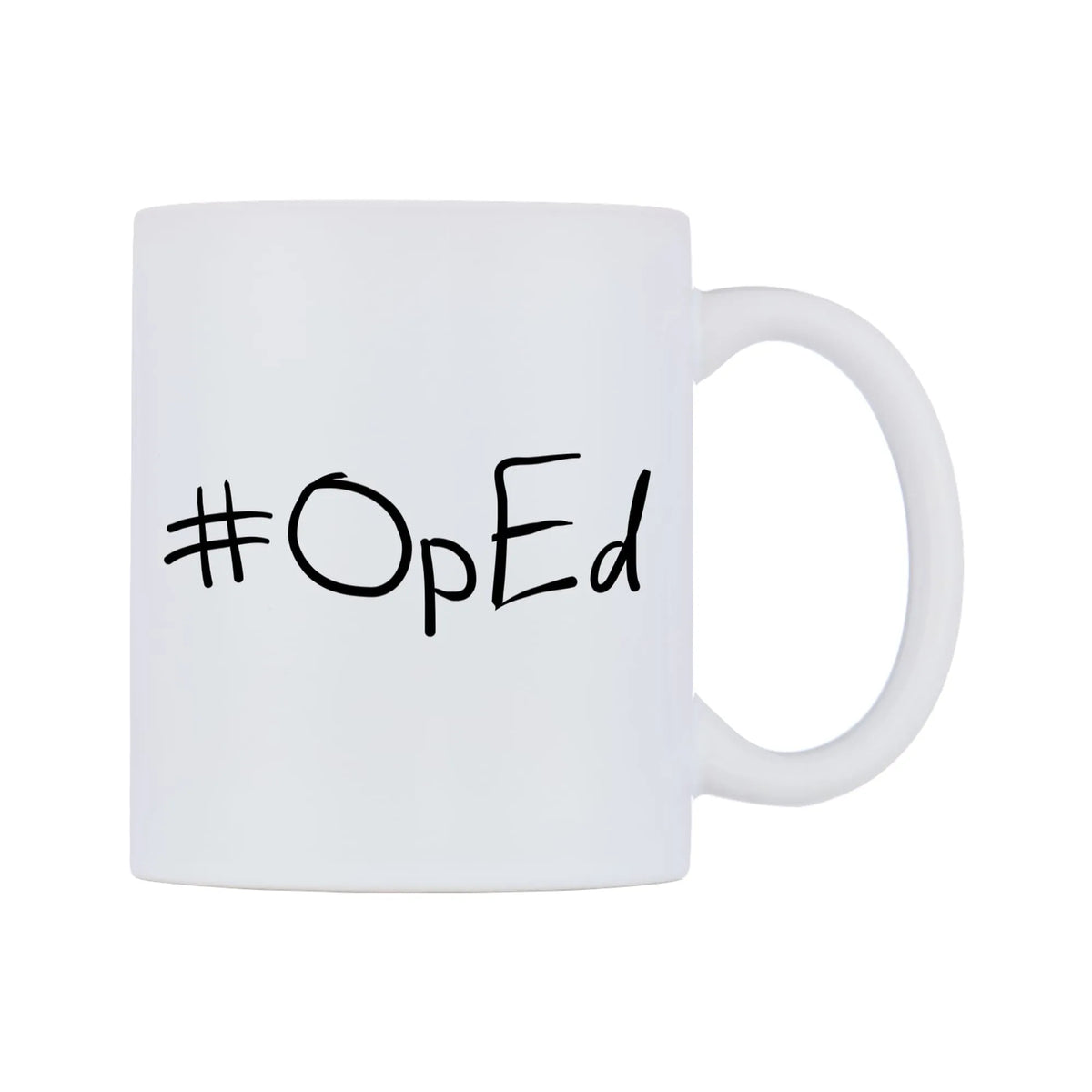 OpEd Mug — mug, left side, on a white background