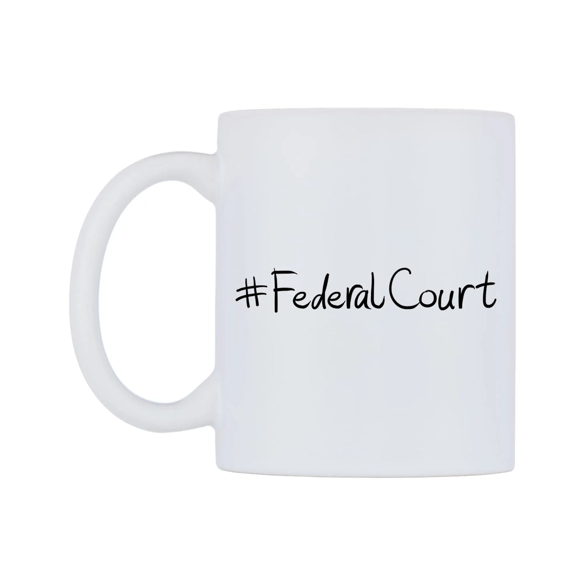 FederalCourt Mug — mug, right side, on a white background