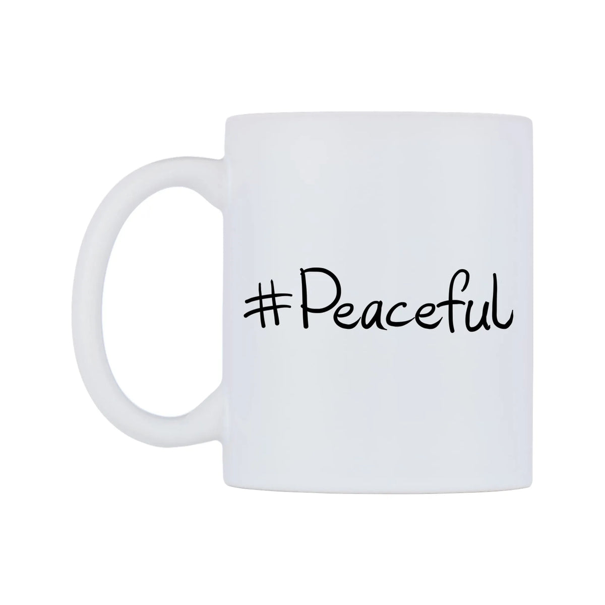 Peaceful Mug — mug, right side, on a white background