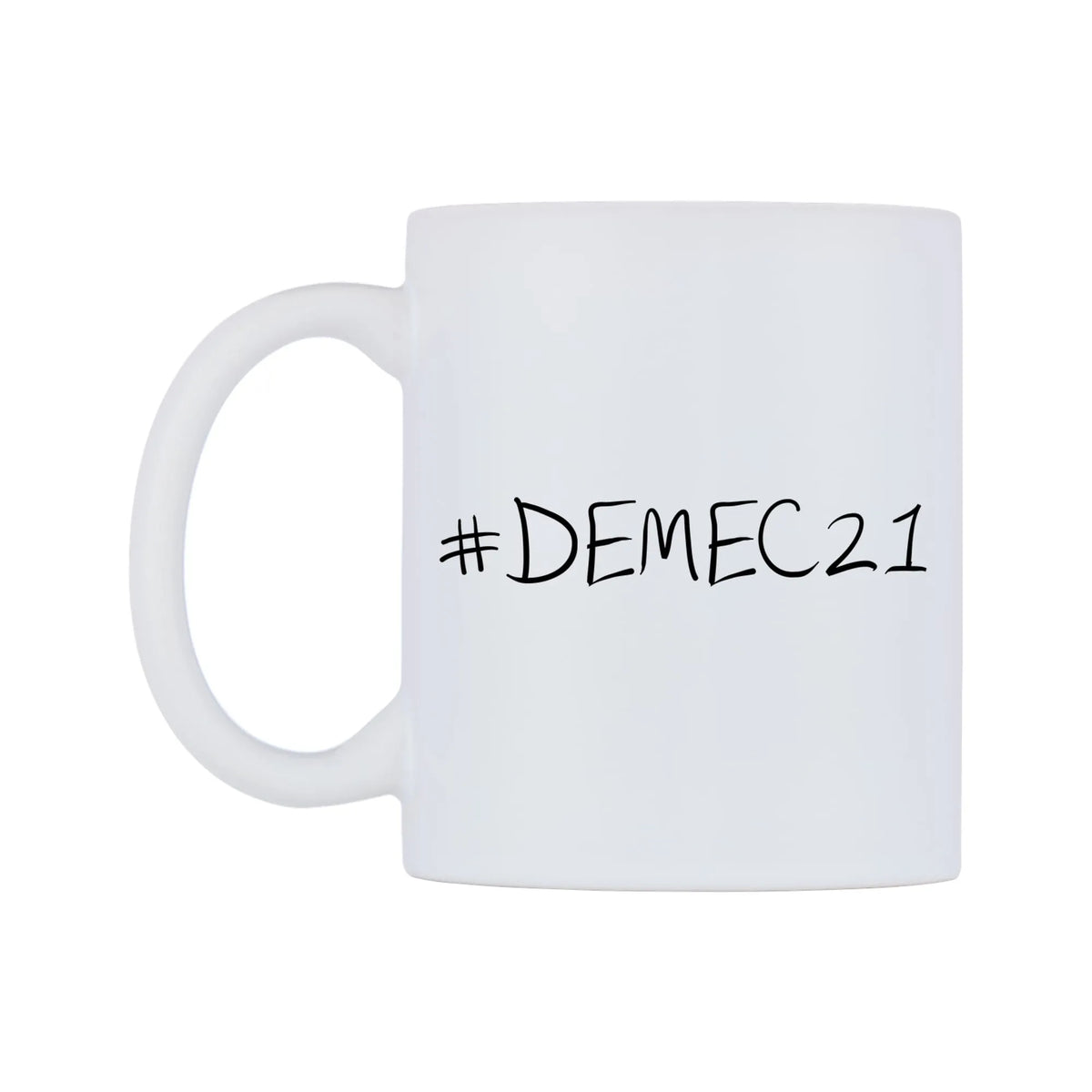 DEMEC21 Mug — mug, right side, on a white background