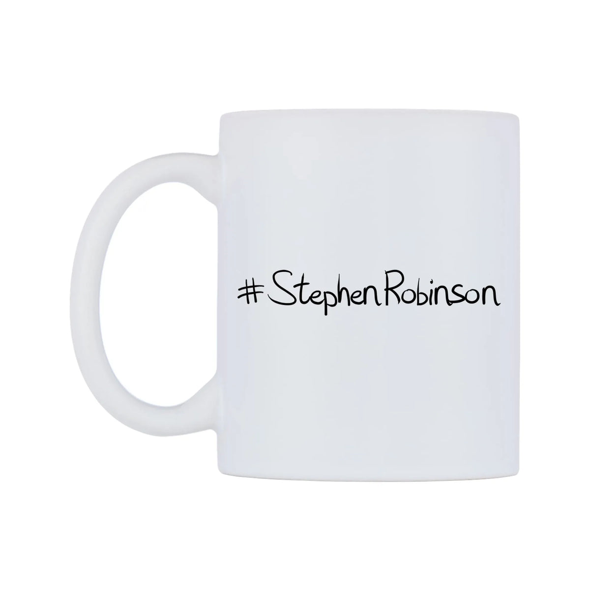 StephenRobinson Mug — mug, right side, on a white background