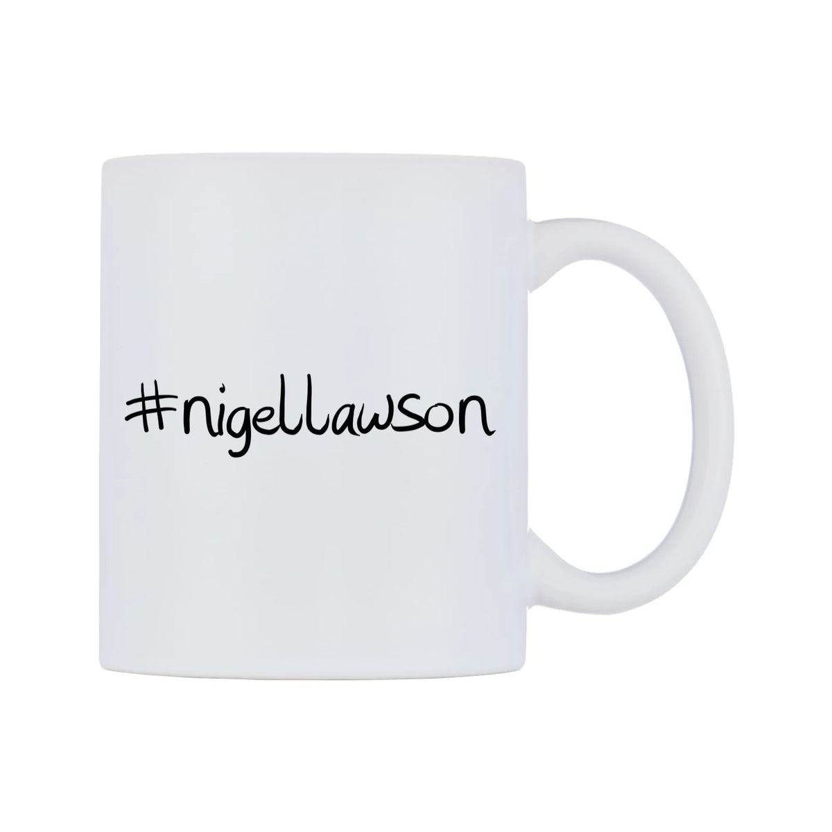 nigellawson Mug — mug, left side, on a white background