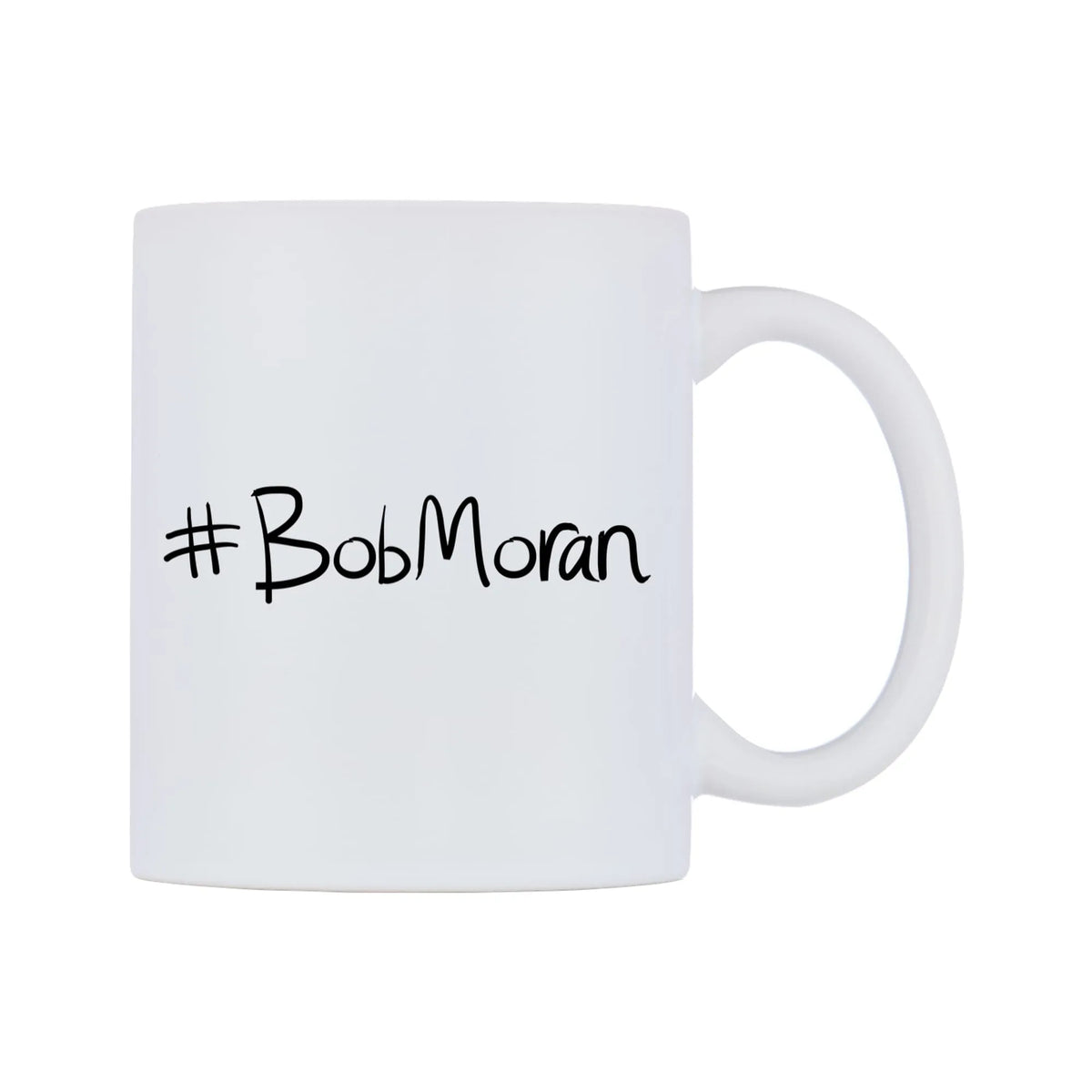 BobMoran Mug — mug, left side, on a white background