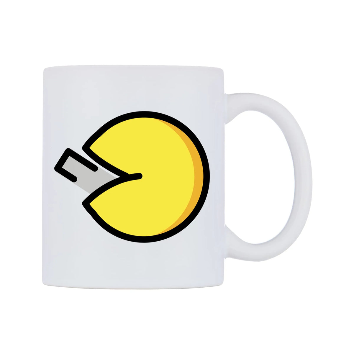 Fortune Cookie Emoji Mug — mug, left side, on a white background