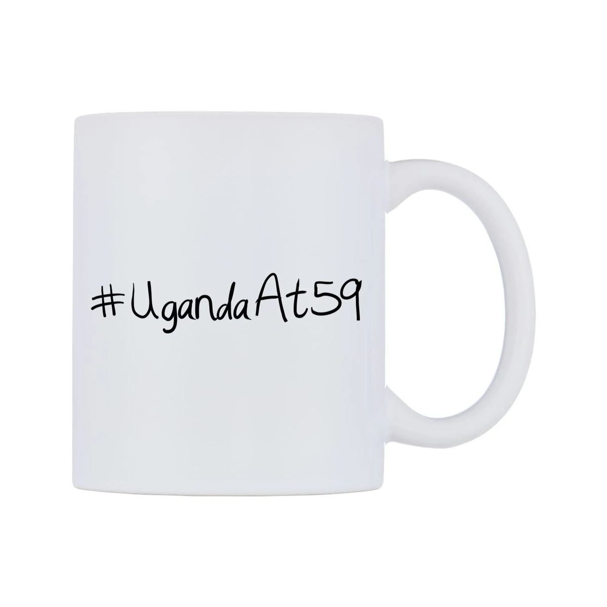 UgandaAt59 Mug — mug, left side, on a white background