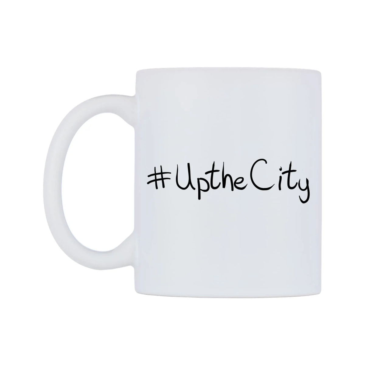UptheCity Mug — mug, right side, on a white background