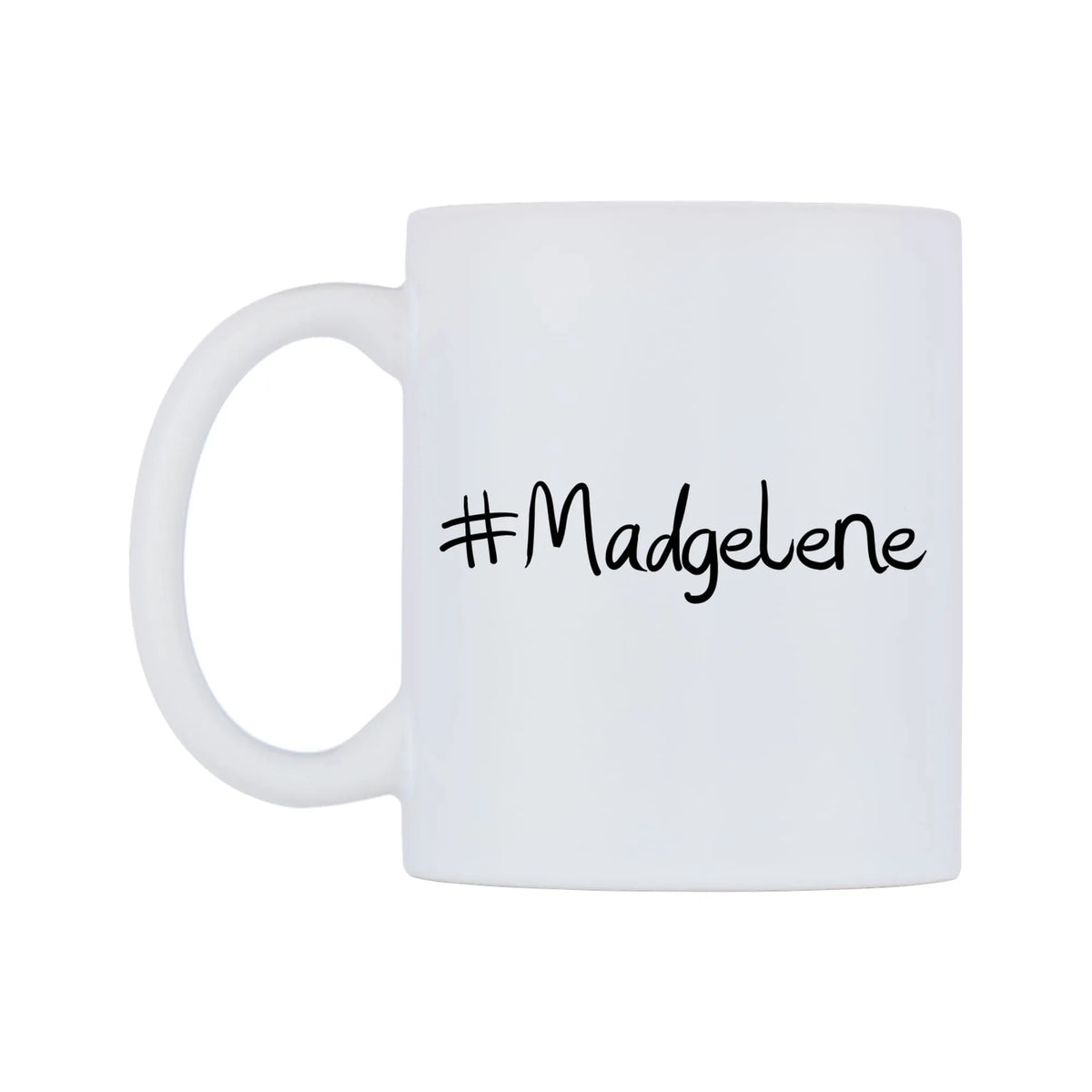 Madgelene Mug — mug, right side, on a white background