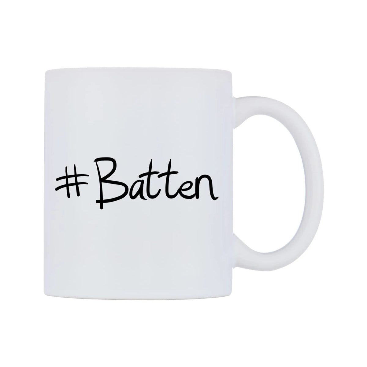 Batten Mug — mug, left side, on a white background