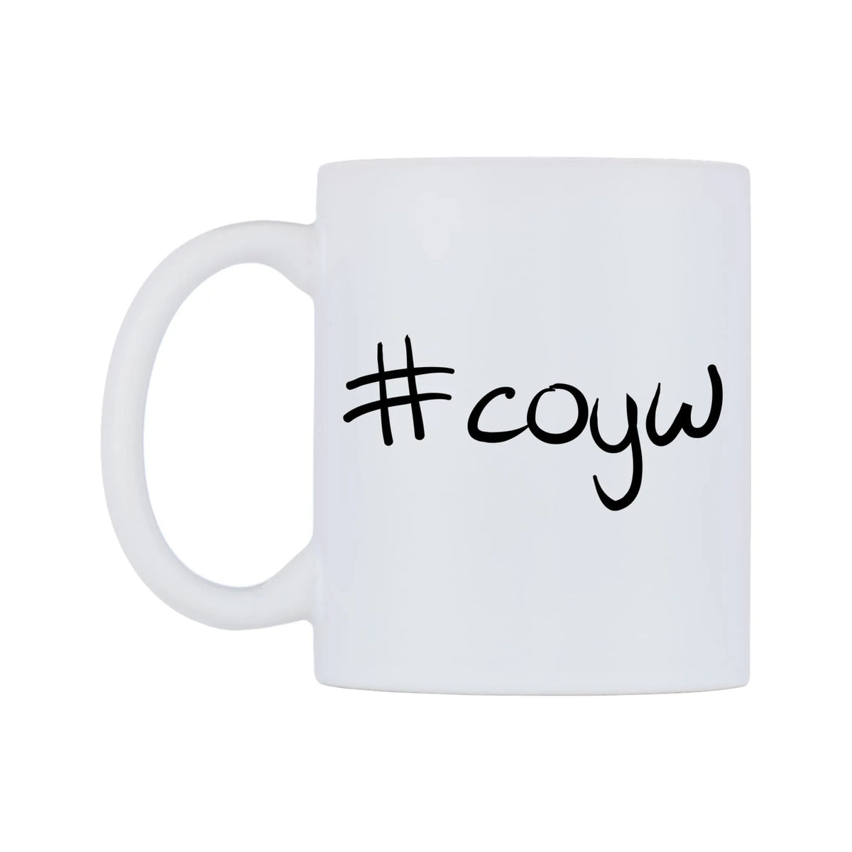 coyw Mug — mug, right side, on a white background