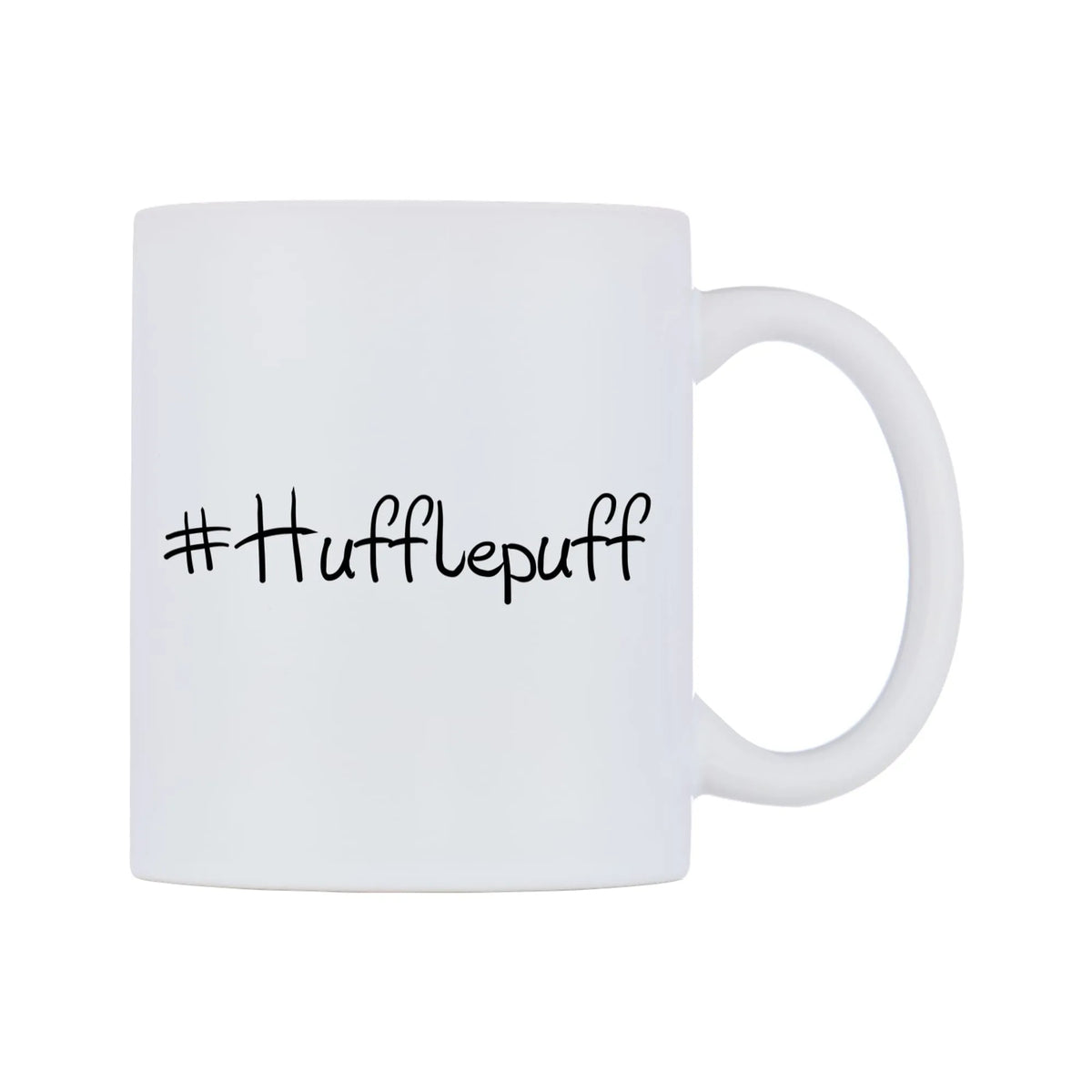 Hufflepuff Mug — mug, left side, on a white background