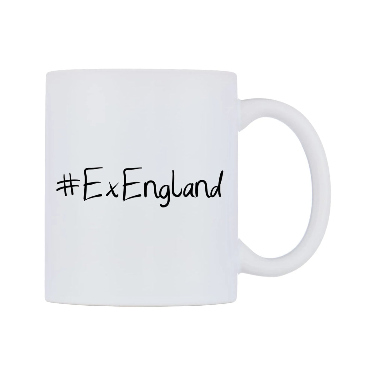 ExEngland Mug — mug, left side, on a white background