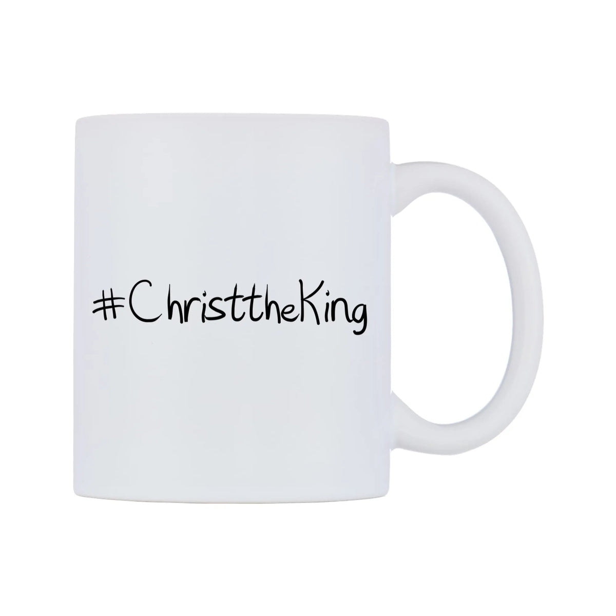 ChristtheKing Mug — mug, left side, on a white background