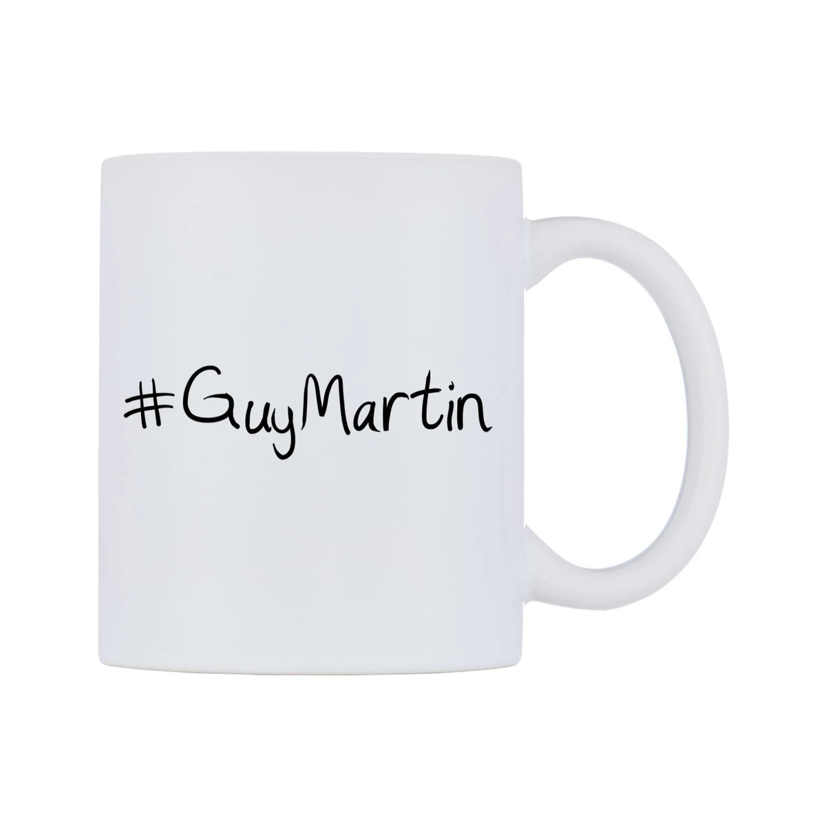 GuyMartin Mug — mug, left side, on a white background