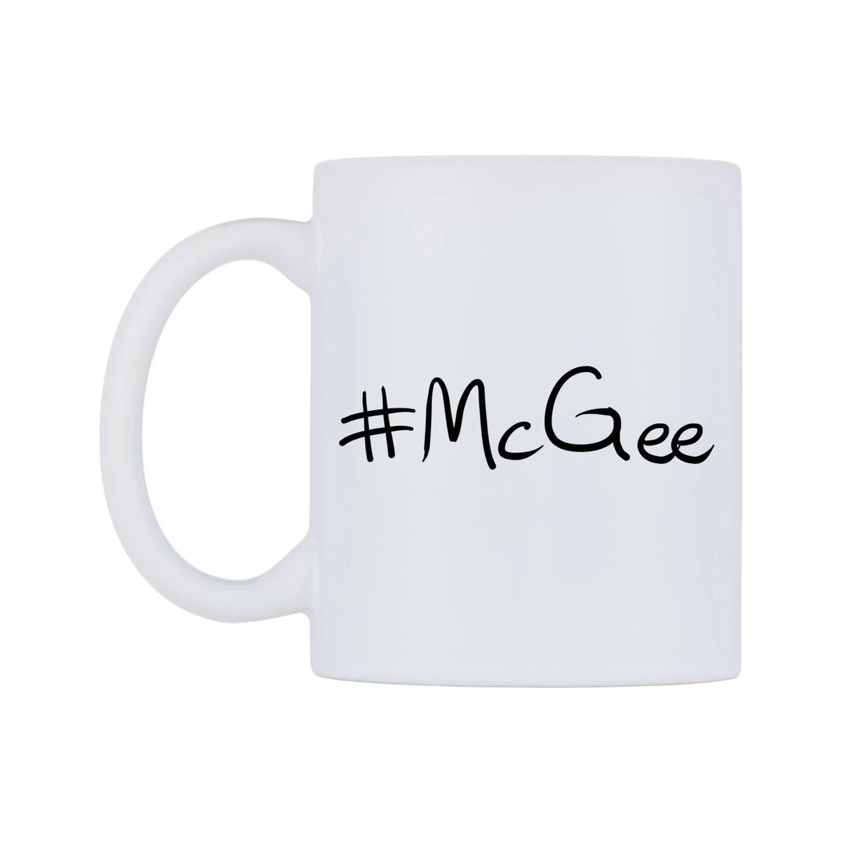 McGee Mug — mug, right side, on a white background