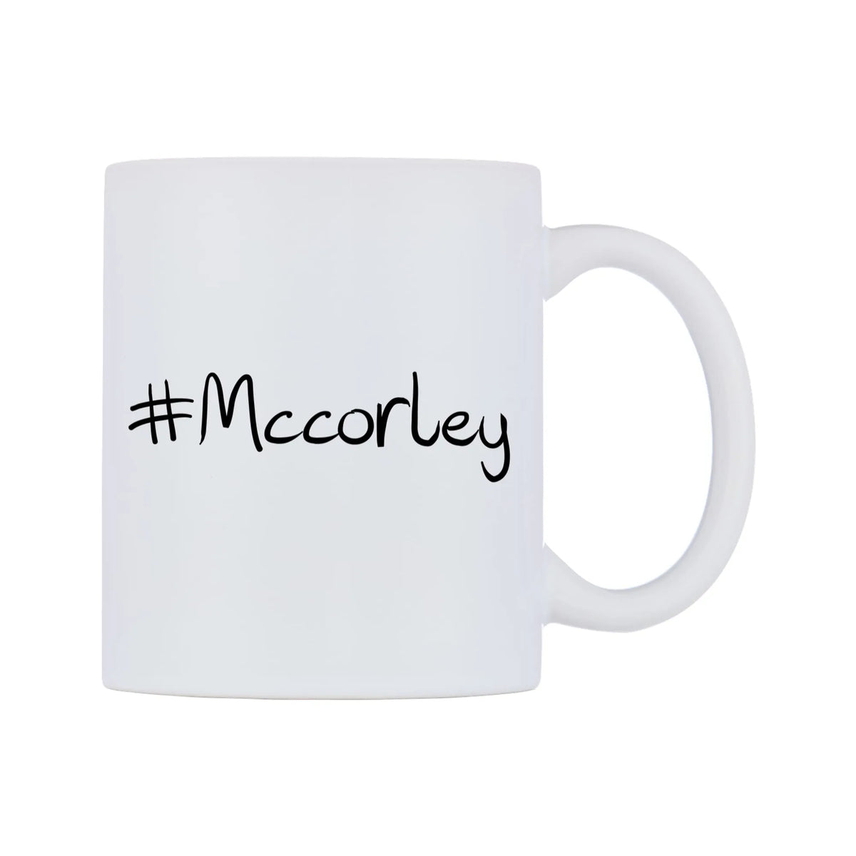 Mccorley Mug — mug, left side, on a white background