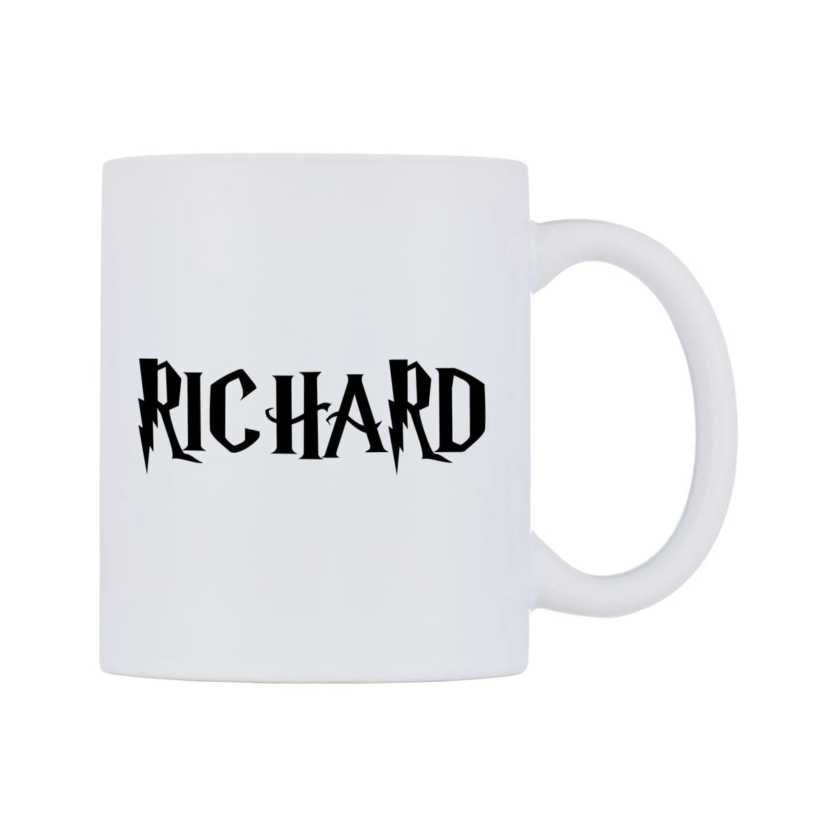 Richard - Wizard Themed Mug — mug, left side, on a white background